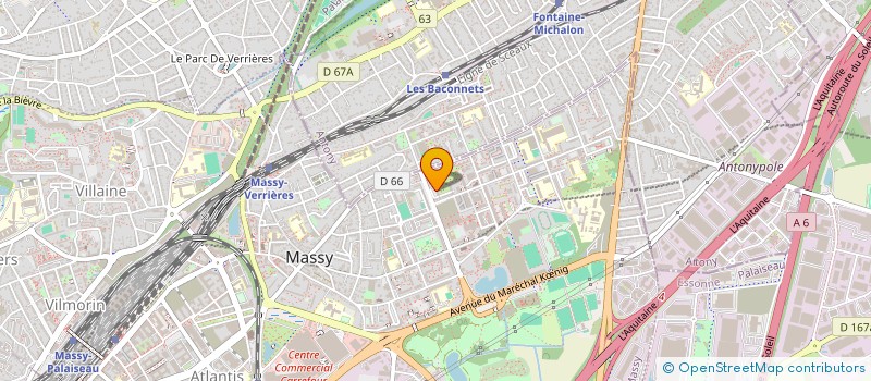 localisation de l'entreprise GEORGES KENNEDY TRILLAT à MASSY