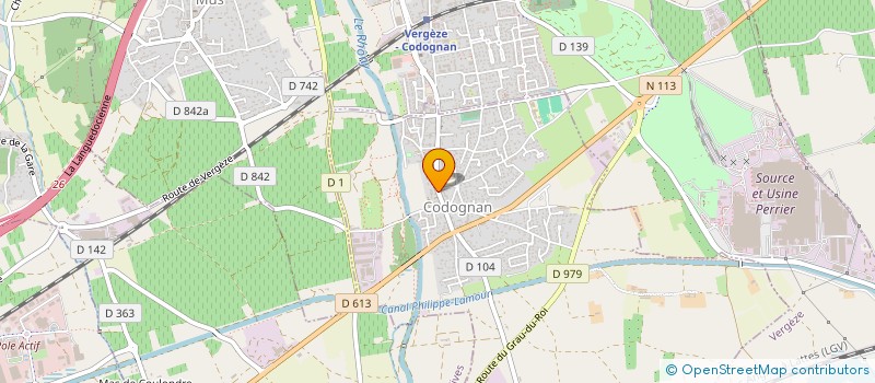 localisation de l'entreprise GEORGES KIRNIDIS  CODOGNAN