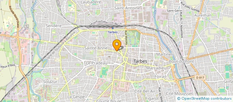 localisation de l'entreprise GEORGES LASSALLE  TARBES