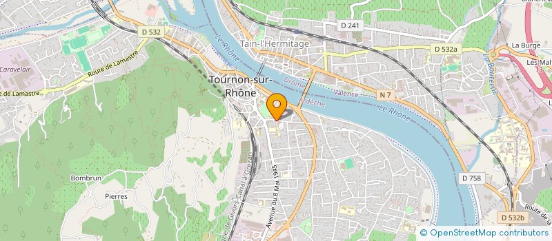 localisation de l'entreprise GEORGES LELEKTSOGLOU à TOURNON-SUR-RHONE