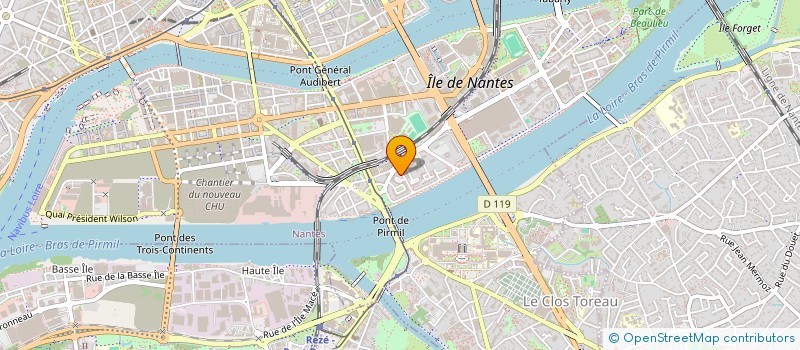 localisation de l'entreprise GEORGES LEYGUES à NANTES