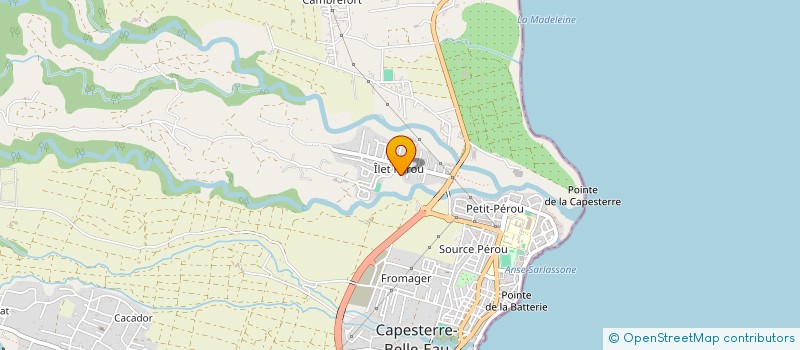 localisation de l'entreprise GEORGES LOCA-DISCOUNT à CAPESTERRE BELLE EAU