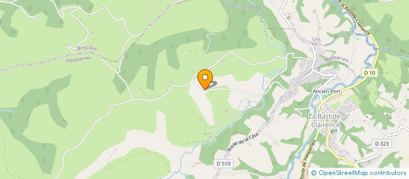 localisation de l'entreprise GEORGES & MARCELLE à HASPARREN