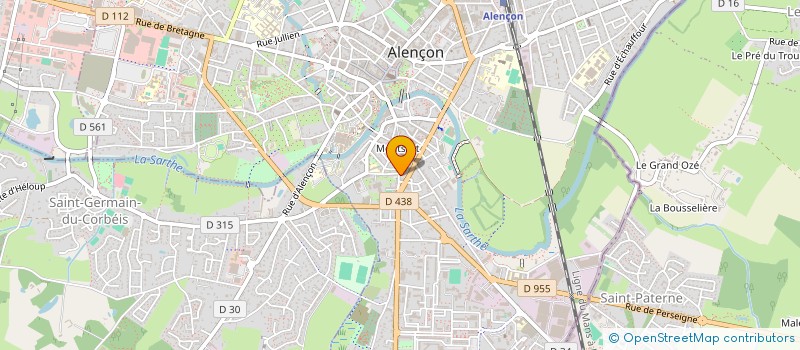 localisation de l'entreprise GEORGES MAURICE COUTURE à ALENCON