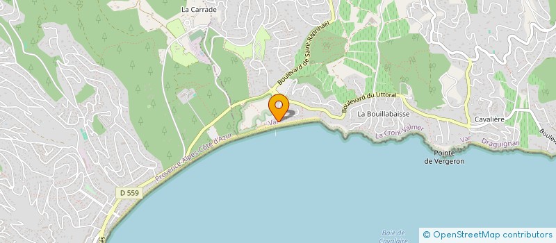localisation de l'entreprise GEORGES PIERRICK ET GIOVACCHINI JOELLE  LA CROIX VALMER