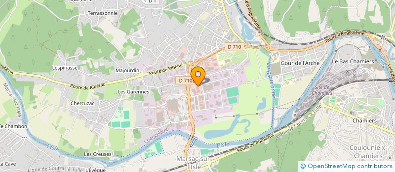 localisation de l'entreprise GEORGES PIN ON à MARSAC-SUR-L'ISLE