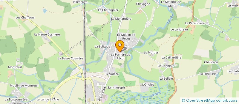 localisation de l'entreprise GEORGES QUARANTE-HUIT  NORT-SUR-ERDRE