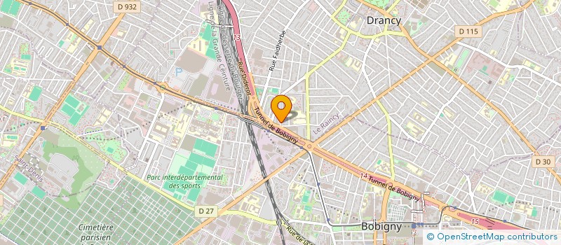 localisation de l'entreprise GEORGES V BTP à DRANCY