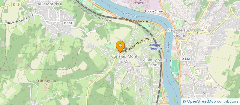 localisation de l'entreprise GEORGES VICALVI  CURIS-AU-MONT-D'OR