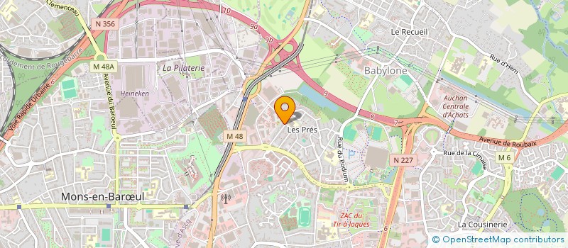 localisation de l'entreprise GEORGESC SAS à VILLENEUVE-D'ASCQ