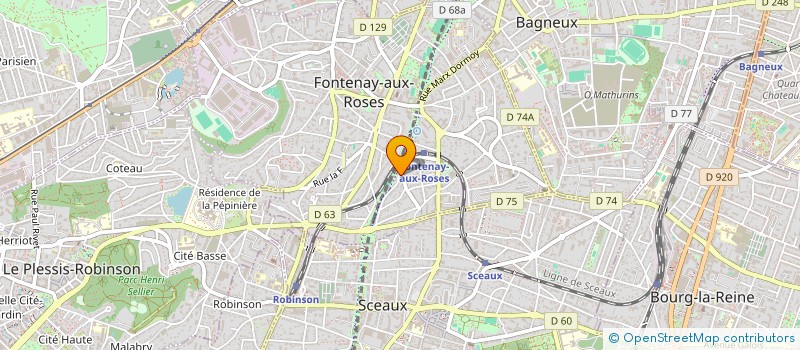 localisation de l'entreprise GEORGESHEN PRODUCTIONS à FONTENAY-AUX-ROSES