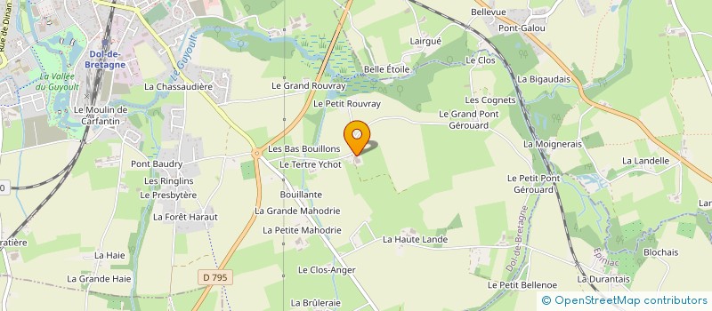 localisation de l'entreprise GEORGET à DOL-DE-BRETAGNE