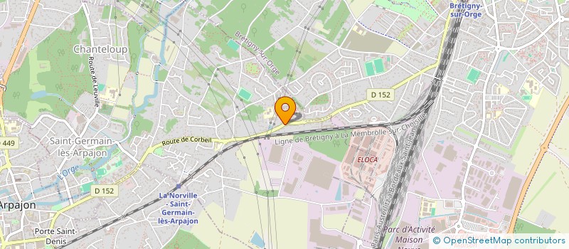 localisation de l'entreprise GEORGETS  SAINT-GERMAIN-LES-ARPAJON