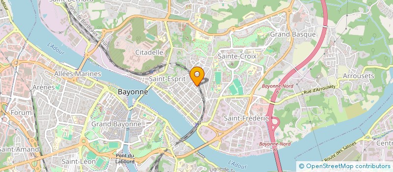 localisation de l'entreprise GEORGETTE à BAYONNE