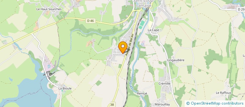 localisation de l'entreprise GEORGETTE  SAINT-LOUP-LAMAIRE