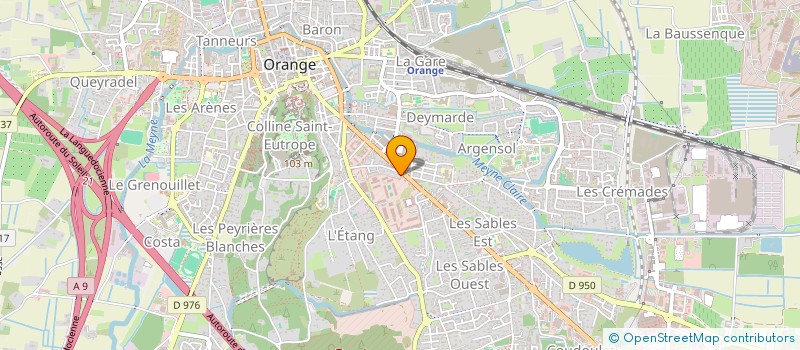 localisation de l'entreprise GEORGETTE AND CO à ORANGE