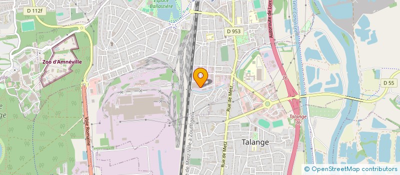 localisation de l'entreprise GEORGETTE ET PAOLO  AMNEVILLE