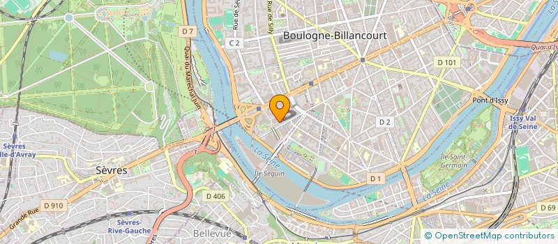 localisation de l'entreprise GEORGIE VUE DE FRANCE à BOULOGNE-BILLANCOURT