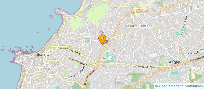 localisation de l'entreprise GEORGIEU MICHEL & TRESARRIEU CLAUDE  BIARRITZ