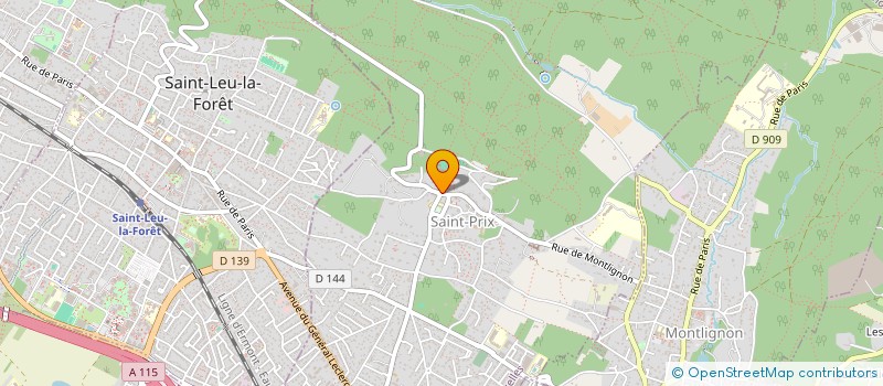 localisation de l'entreprise GEORGIO à SAINT-PRIX