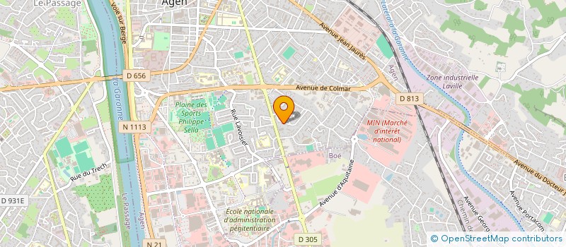 localisation de l'entreprise GEORJACLEO  AGEN