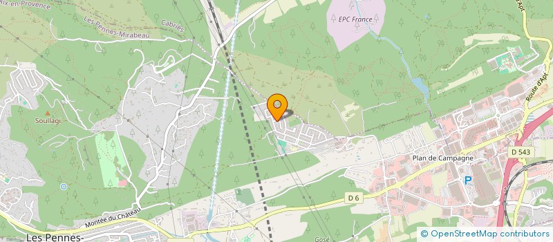 localisation de l'entreprise GEORJO à LES PENNES MIRABEAU