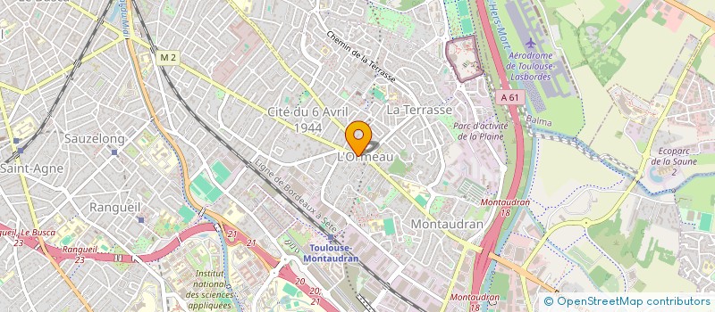localisation de l'entreprise GEOS à TOULOUSE