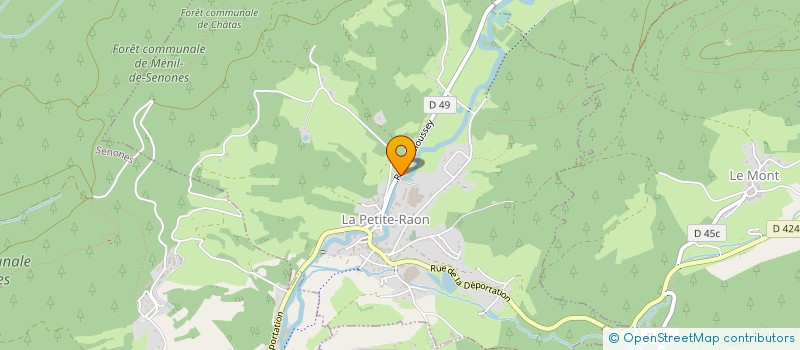 localisation de l'entreprise GEOS LORRAINE à LA PETITE-RAON