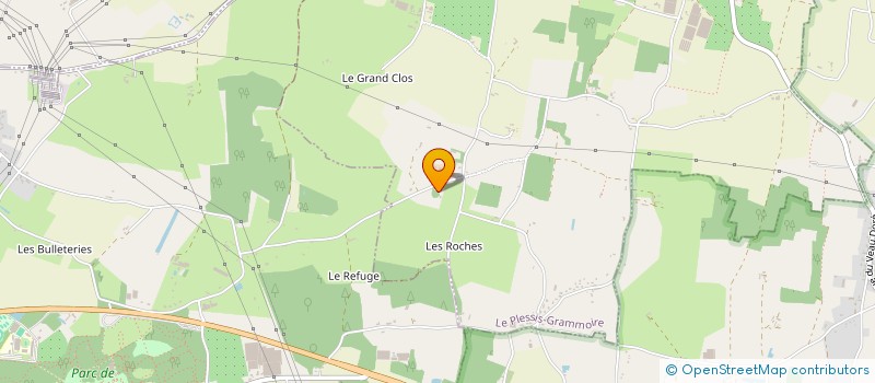 localisation de l'entreprise GEOSAVE  LE PLESSIS-GRAMMOIRE