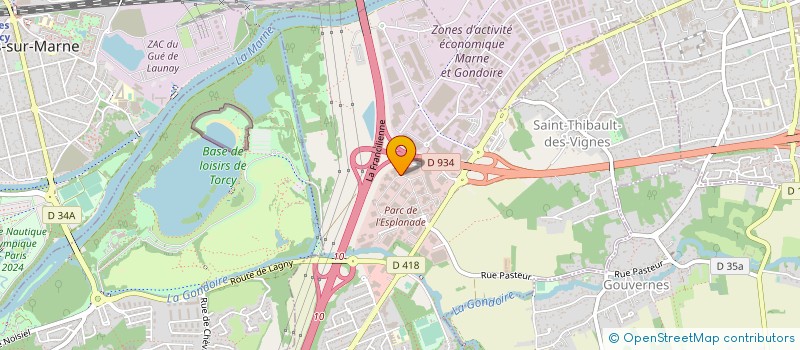 localisation de l'entreprise GEOSEC FRANCE à SAINT-THIBAULT-DES-VIGNES