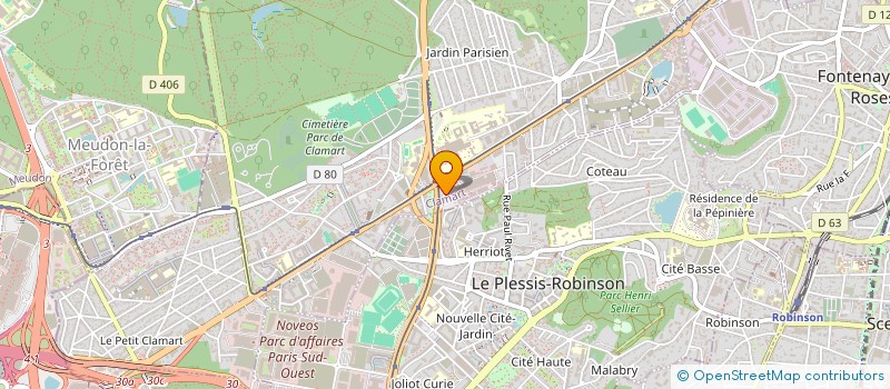 localisation de l'entreprise GEOSERVICES  CLAMART