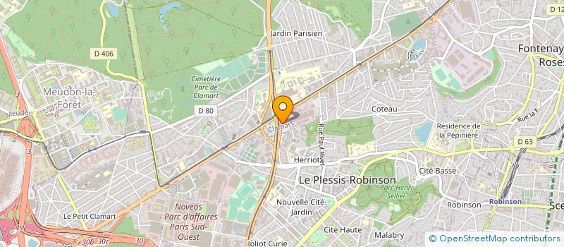 localisation de l'entreprise GEOSERVICES EQUIPEMENTS à CLAMART