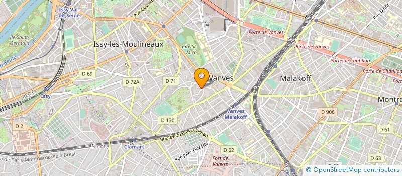 localisation de l'entreprise GEOSLANE à VANVES