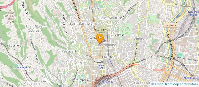 localisation de l'entreprise GEOSOL STRUCTURE à NICE