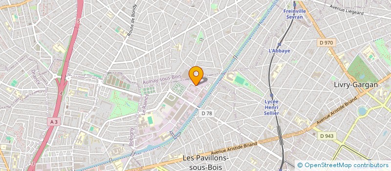 localisation de l'entreprise GEOSOLTEC à LES PAVILLONS-SOUS-BOIS