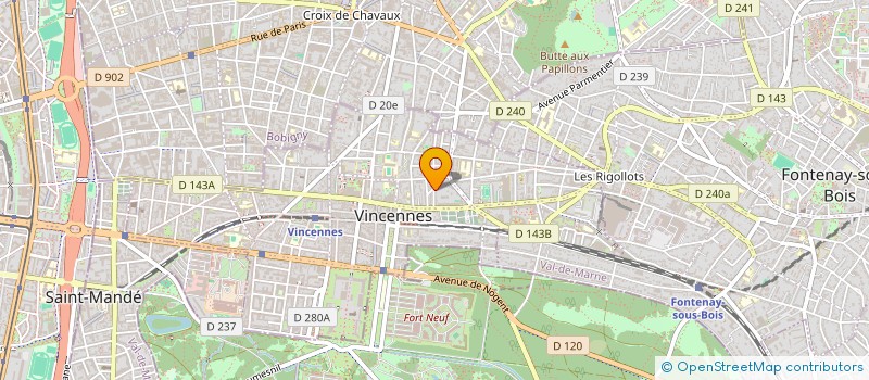localisation de l'entreprise GEOSPECTIVE à VINCENNES