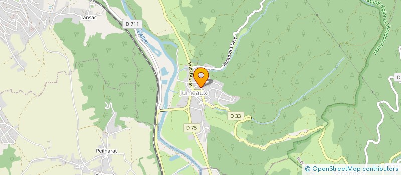 localisation de l'entreprise GEOSPHERES à BRASSAC-LES-MINES