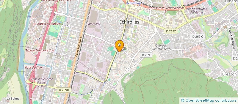 localisation de l'entreprise GEOSPIKY à ECHIROLLES