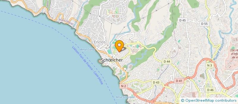localisation de l'entreprise GEOSYSTM à SCHŒLCHER