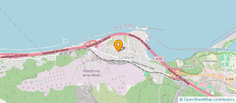localisation de l'entreprise GEOTEAM à CHATEAUNEUF-LES-MARTIGUES