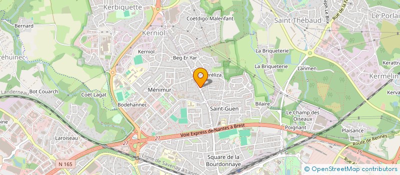 localisation de l'entreprise GEOTECH à VANNES