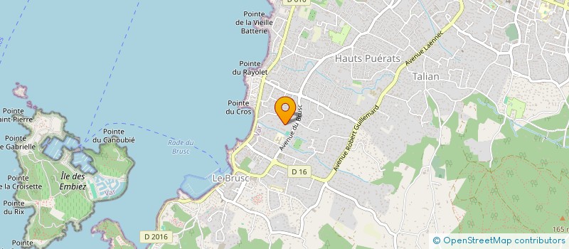 localisation de l'entreprise GEOTECHNIC à SIX-FOURS-LES-PLAGES