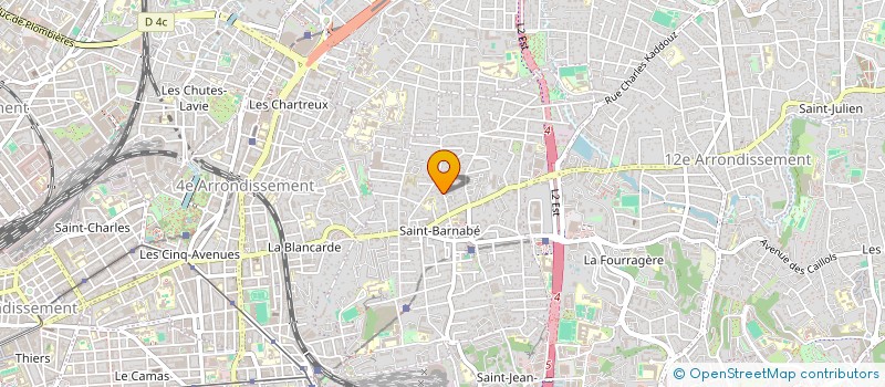 localisation de l'entreprise GEOTECHNIQUE EXPERTISE PROVENCE à MARSEILLE
