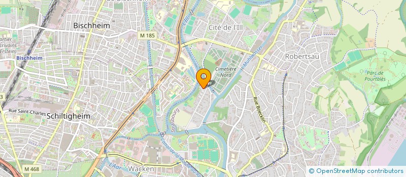 localisation de l'entreprise GEOTHERMIE CITOYENNE  STRASBOURG