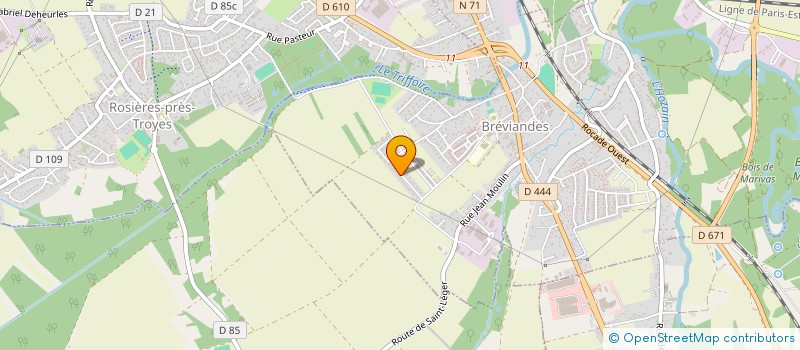 localisation de l'entreprise GEOTHERMIE PERFORMANCES  BREVIANDES