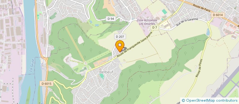 localisation de l'entreprise GEOTHERMIQUE 27  BELBEUF