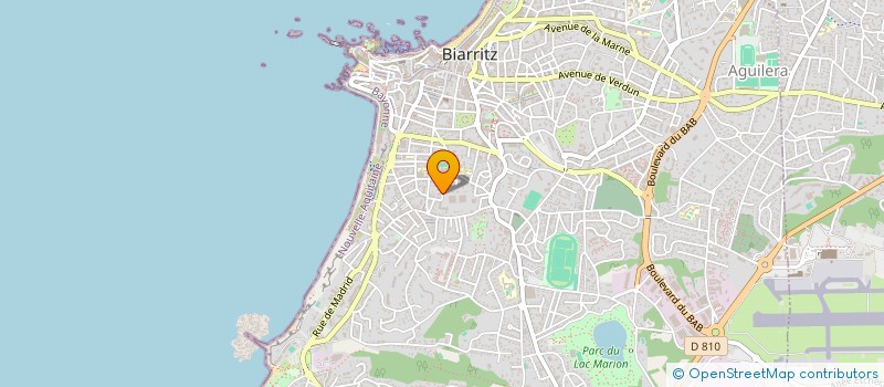 localisation de l'entreprise GEOTIPS à BIARRITZ