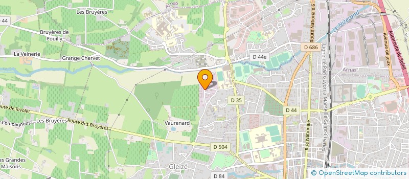 localisation de l'entreprise GEOTOPO à GLEIZE