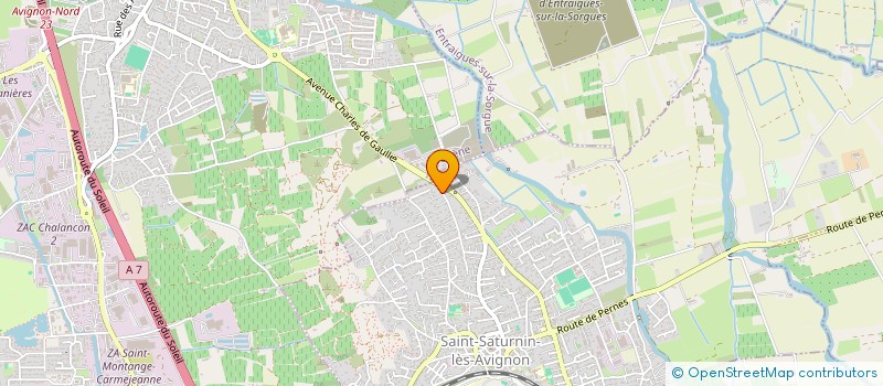 localisation de l'entreprise GEOTOPO  SAINT-SATURNIN-LES-AVIGNON