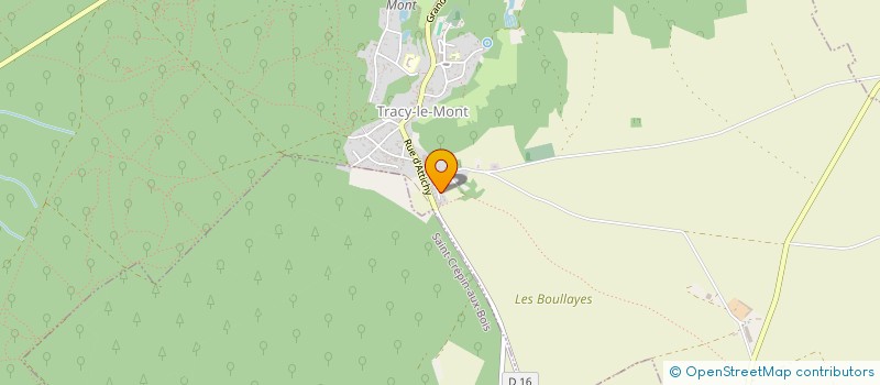 localisation de l'entreprise GEOTP  TRACY-LE-MONT